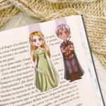 Marcapáginas Magnético Trono de Cristal Sarah J. Maas |Aelin & Rowan|