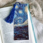 Marcador con Borla |Noche Estrellada|