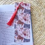 Marcador con Borla |Libros & Maquina de Escribir|