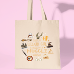 Totebag |Just a Wizard Girl| Harry Potter