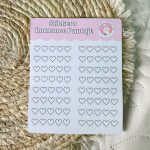 Lamina |Stickers Corazones|