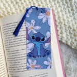 Marcador con Borla |Stitch Flores|