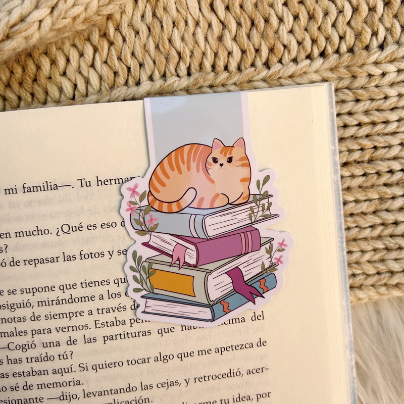 Edited with Afterlight Marcapágina Magnético |Gato Naranjo| - Imagen 1