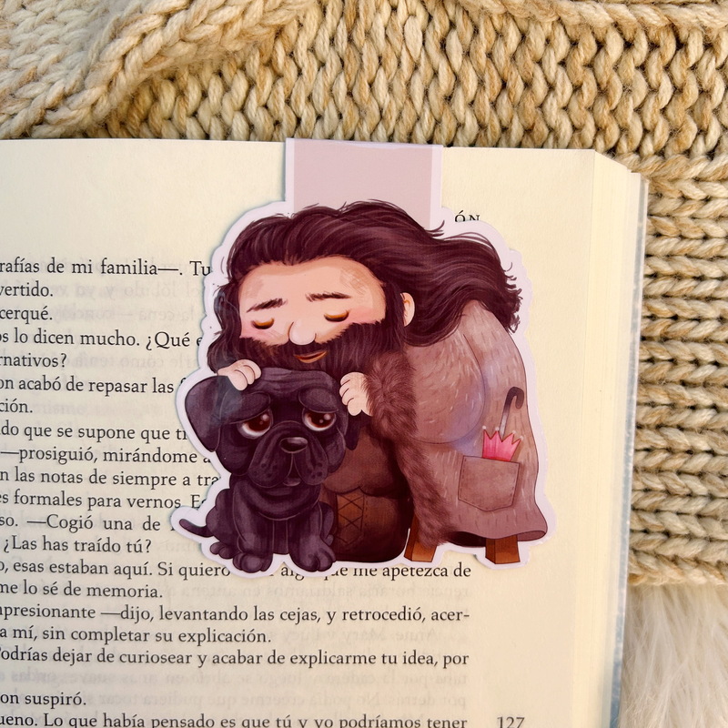 Edited with Afterlight Marcapágina Magnético |Hagrid Harry Potter| - Imagen 1