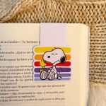 Marcapágina Magnético |Snoopy Arcoiris|
