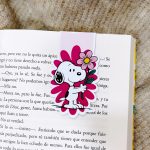 Marcapágina Magnético |Snoopy Flor Rosada|
