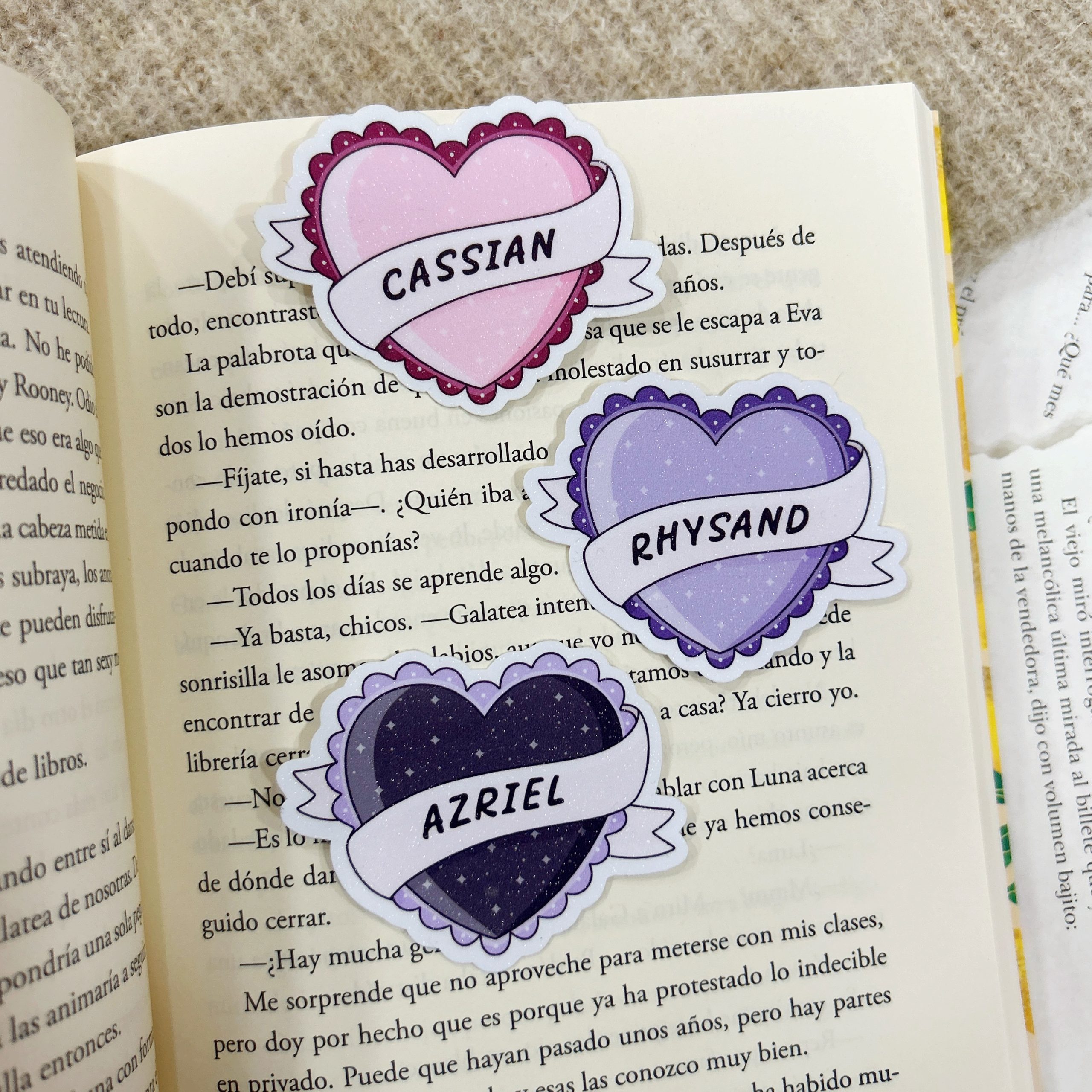 Edited with Afterlight Set Stickers ACOTAR |Bat Boys| con brillo - Imagen 1