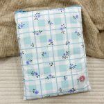 Funda |Cuadros y Florcitas celestes|