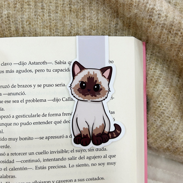 Edited with Afterlight Marcapágina Magnético |Gato Siames| - Imagen 1